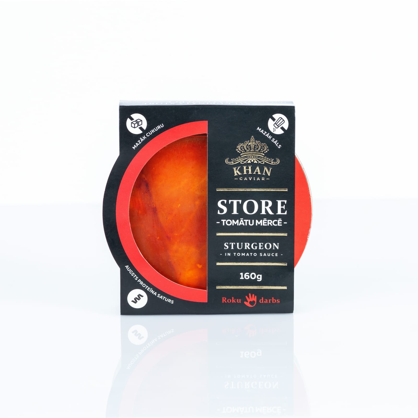 Hot Smoked Sturgeon in Tomato Sauce
